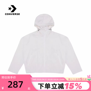 WCJ430 W2Y 外套运动休闲夹克 Converse匡威26春女子宽松连帽短款