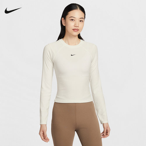 NIKE耐克女长袖跑步上衣26春新款跑步训练透气运动T恤IF0237-133