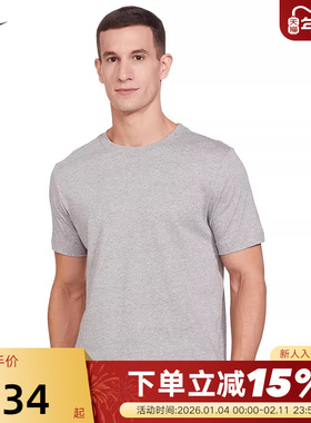 Nike耐克短袖男夏季跑步训练休闲透气圆领灰色运动T恤CZ6367-063
