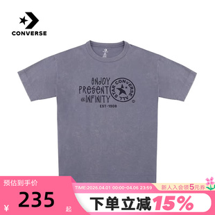 T恤 Converse匡威2026夏季 男女情侣款 运动休闲宽松短袖 G6M UCJ755