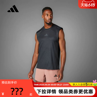 adidas阿迪达斯运动健身无袖T恤透气秋男3-STRIPES速干背心JM3190