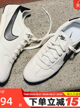 NIKE耐克女鞋薄底复古跑鞋SPRINT SISTER黑白色运动鞋IB7102-100