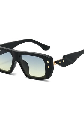 2026新款欧美复古大框方形前卫时髦太阳镜男款超酷街拍凹造型ins