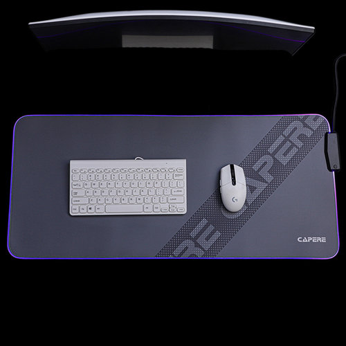 CAPERE发光拓展坞防滑超大鼠标垫