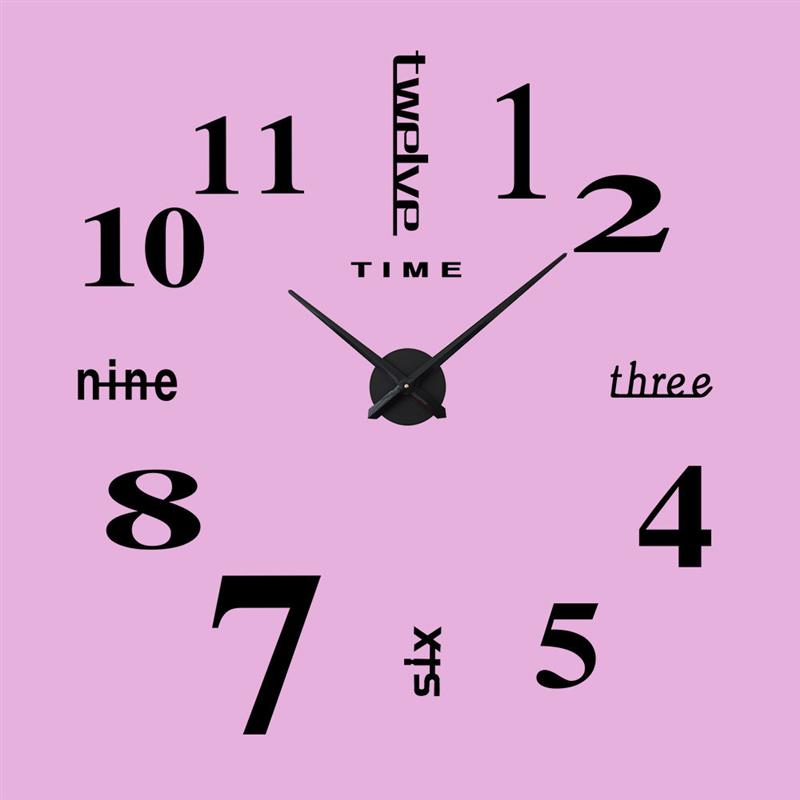 DIY wall clock creative fashion watches Creative digital钟表