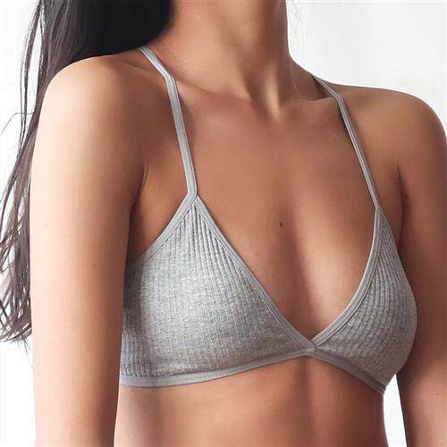 Comfort Cotton Bras For Women Thin French Style Bralette Sex