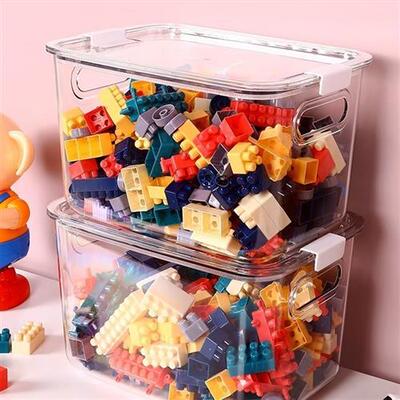 toy storage box childrens assembled building blocks