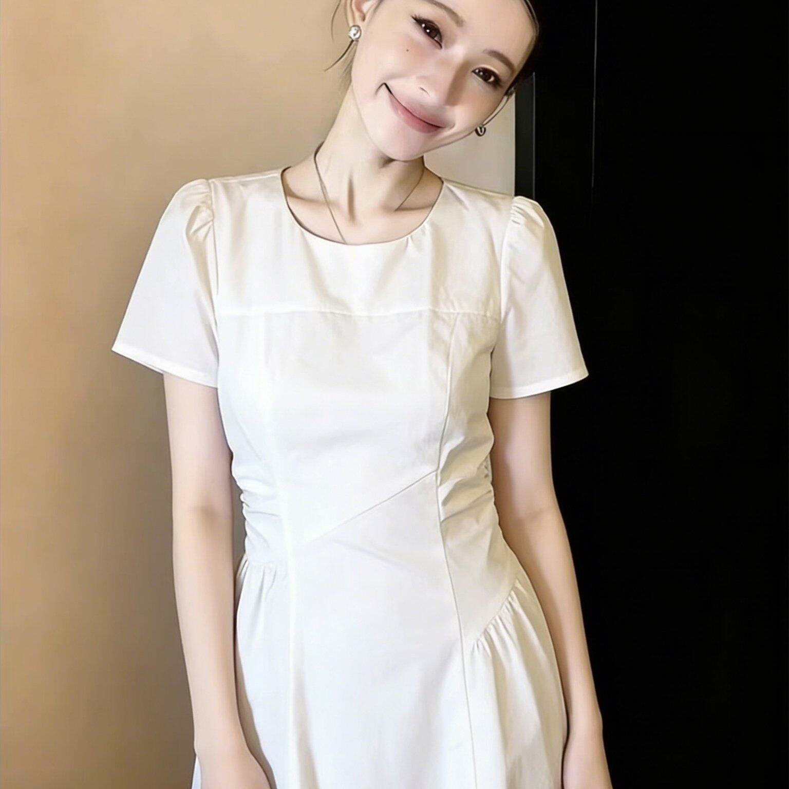实拍有货2026夏季新款小个子连衣裙女法式气质裙子