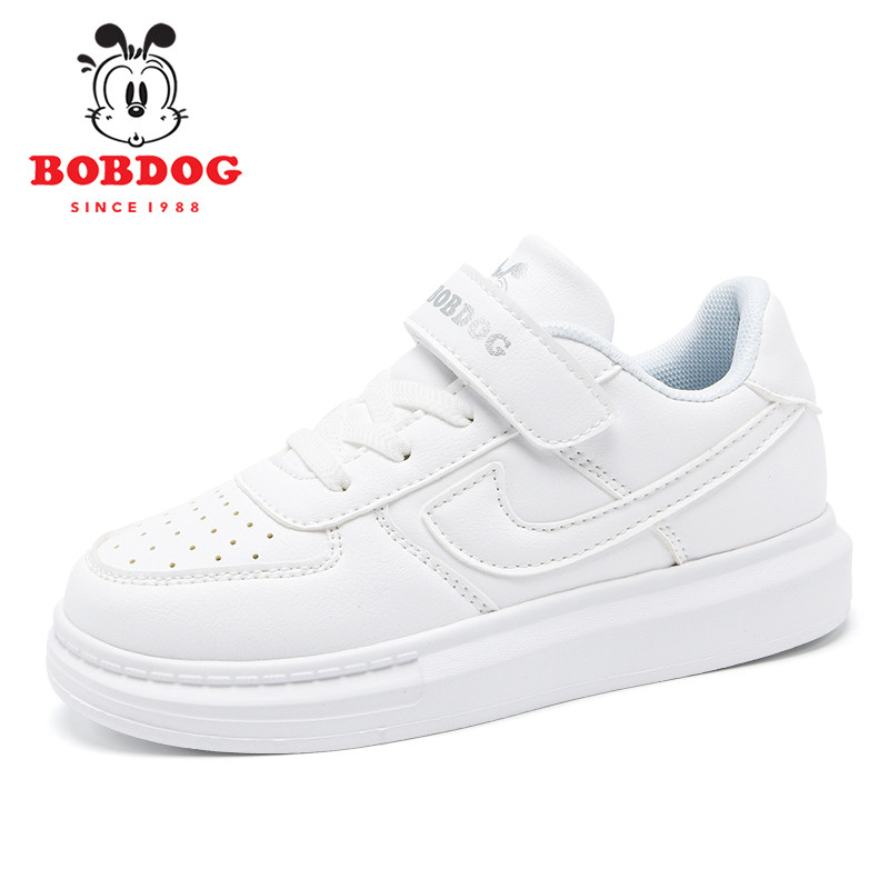 巴布豆男女童小白鞋2024年新款中小童皮面防水运动鞋儿童白色板鞋,童鞋/婴儿鞋/亲子鞋,板鞋,淘宝优惠券,粉丝福利购,淘宝优惠卷
