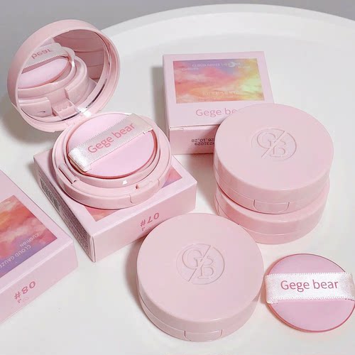gege bear戈戈小熊气垫腮红云纱淡颜自然修容低饱和