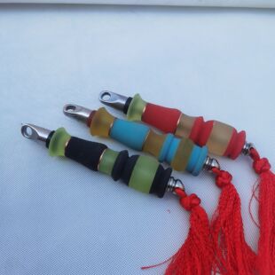 健身鞭麒麟鞭把手响鞭把手不锈钢甩鞭鞭子手把牛筋防滑把纯手工制