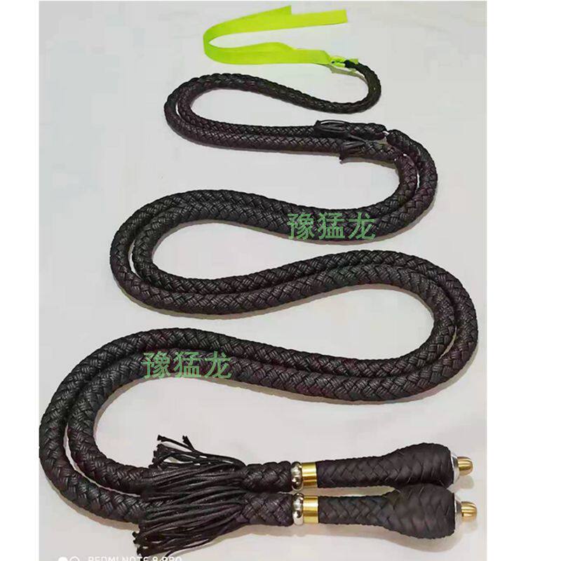大力马鱼线绳鞭小黑龙软鞭甩鞭响花鞭麒麟鞭大全健身鞭子晨练武术
