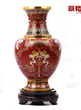 手工艺品景泰蓝铜祝寿中式客厅