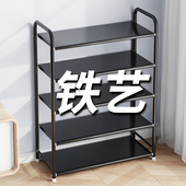 鞋 2024宿舍 架子多层家用门口入户门金属铁艺简易出租房置物架新款