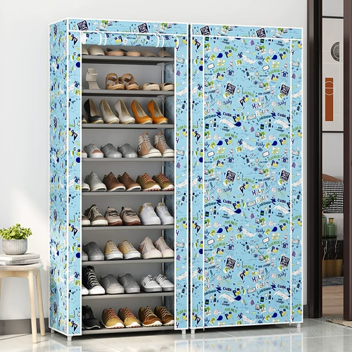 Простые туфли для домашнего использования, система хранения, консилер, штора, вместительная и большая ткань
