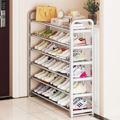 2024宿舍出租房 柜省空间爆款 不锈钢鞋 架多层家用门口简易收纳架鞋