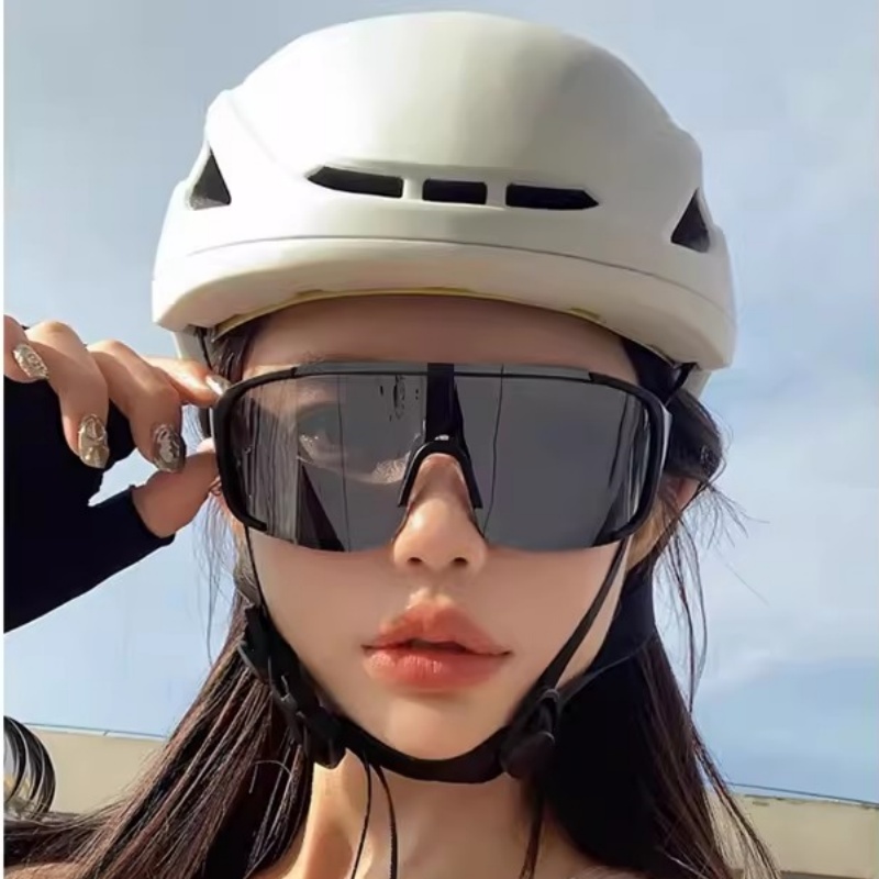 防风沙骑行眼镜女登山户外运动徒步护目镜大框防紫外线太阳墨镜男