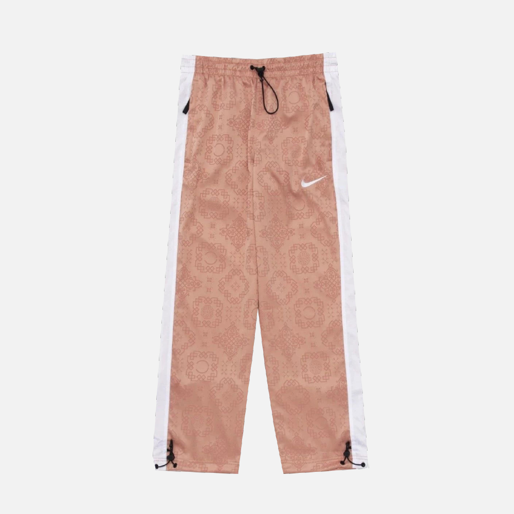 NIKE X CLOT ROSE GOLD SILK 男联名丝绸休闲运动长裤 CT4088-605