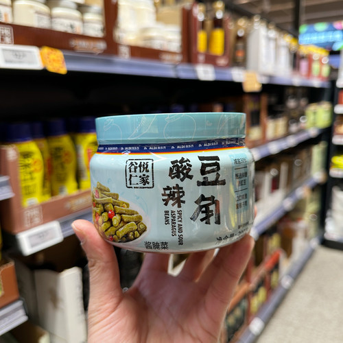 奥乐齐 ALDI Delight 谷悦仁家 酸辣豆角 308g 超市代购