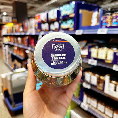 奥乐齐 ALDI  盐炒黑豆 230g  超市零食代购