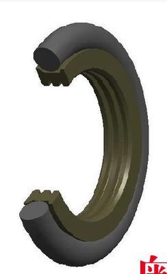 液压油缸旋转斯特封回转方形圈GNS GRS OEd125*140.5*6.3/136*4.2