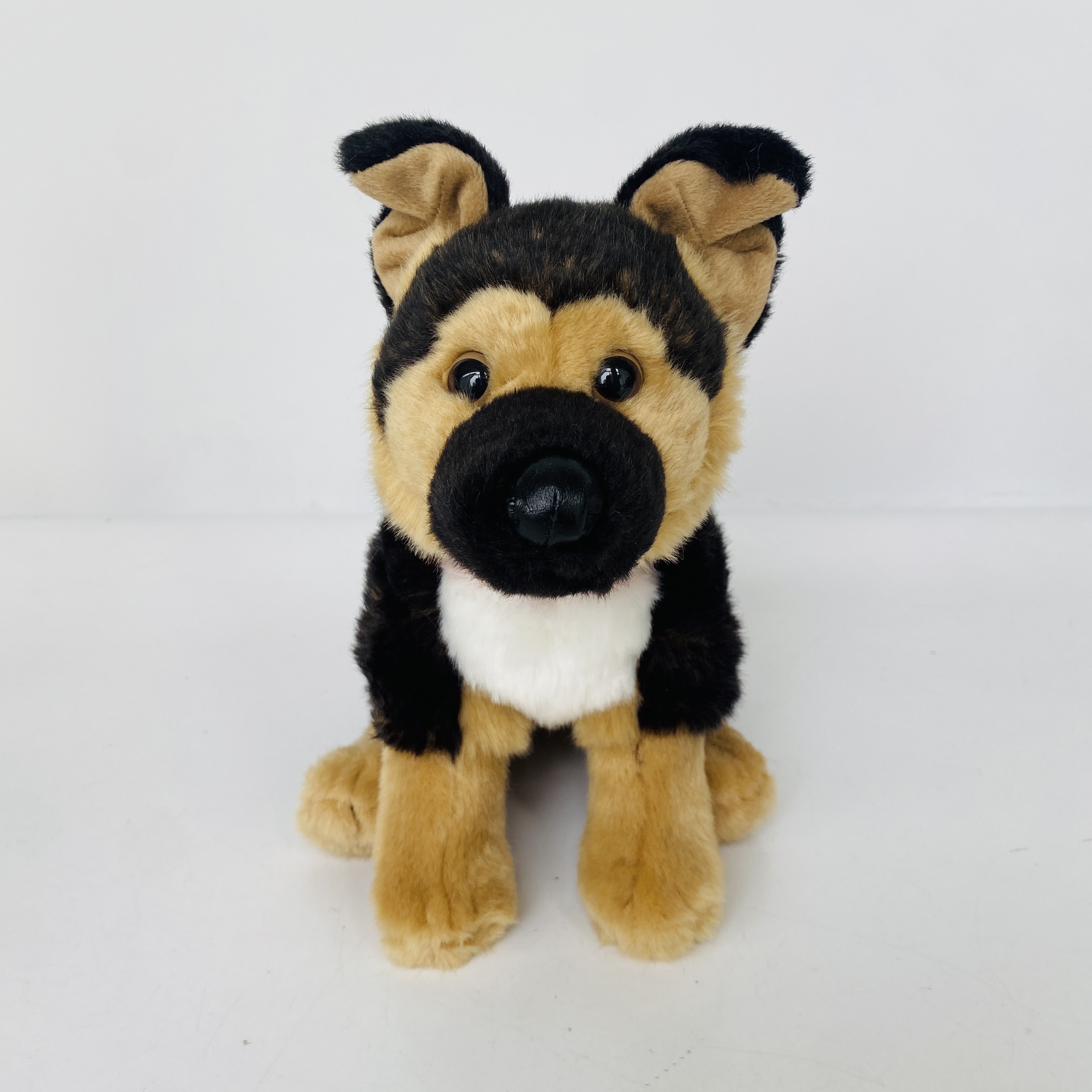 外贸尾货德牧毛绒公仔 仿真牧羊犬毛绒玩具 暑假送孩子小狗礼物