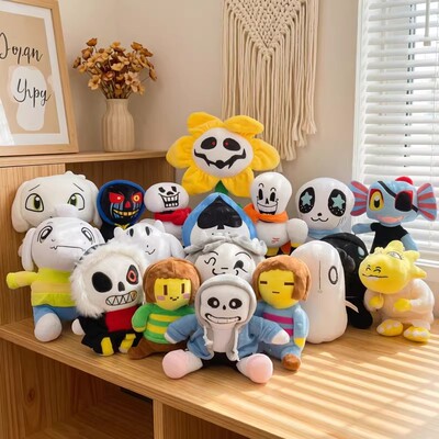 传说之下毛绒玩具Undertale Sans布娃娃游戏周边儿童礼物公仔玩偶