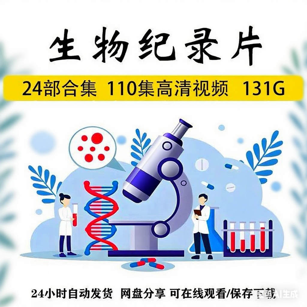 生物纪录片合集细胞之战基因生物学种子人体奥秘生命起源进化史