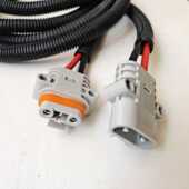 带线一套电动空调配件驻车空调电源插头保险盒插头大号24v