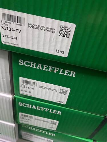 INA进口滚针轴承 HK101615 101710 101715 101812 121712 121715