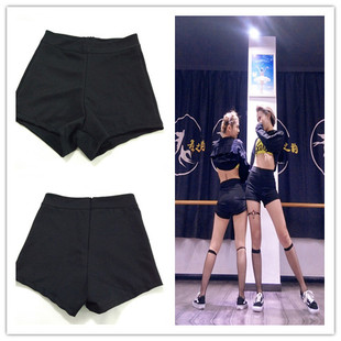 钢管舞练功服爵士舞女蹈服装性感领舞女ds演出服酒吧高腰短裤韩版