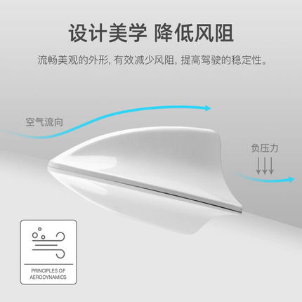 适用于21-22款丰田雷凌天际白铂光珍珠白汽车改装鲨鱼鳍装饰天线