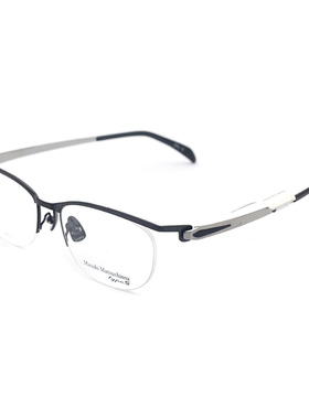日本Masak松岛正树眼镜架半框纯钛商务眼镜框男近视眼镜MFT-5022