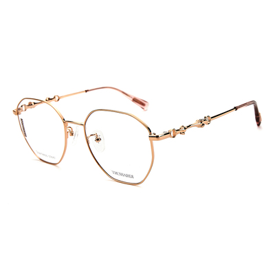 杜鲁萨迪眼镜框女TRUSSARDI不规则大框男眼镜架可配近视VTR1064S