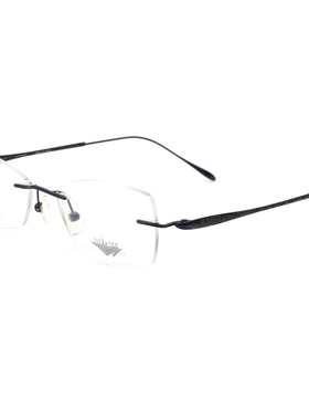 TITANTEC泰坦钛克眼镜架女士时尚优雅无框近视眼镜框钛架 TF-1620