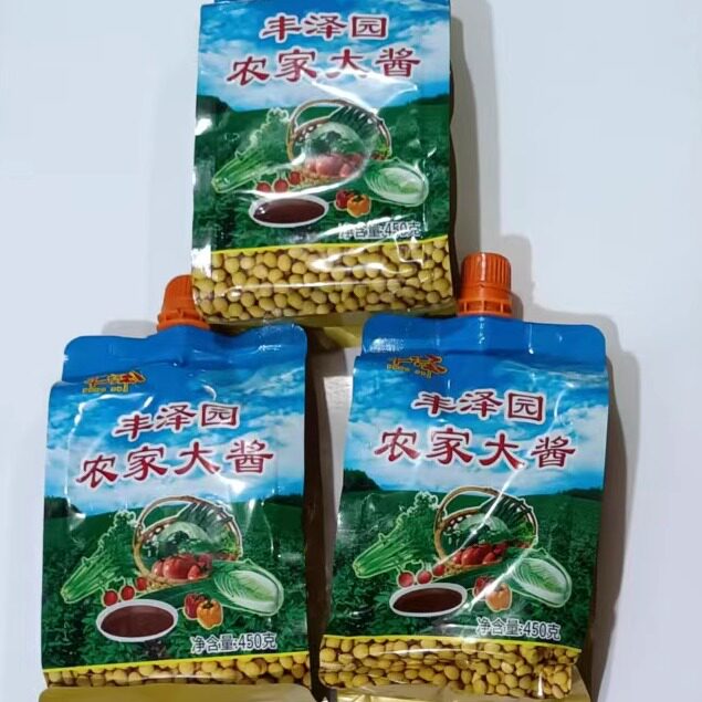 丰泽园大酱拧嘴卫生装生菜搭档东北优质营养特产农家酱即食食品图片