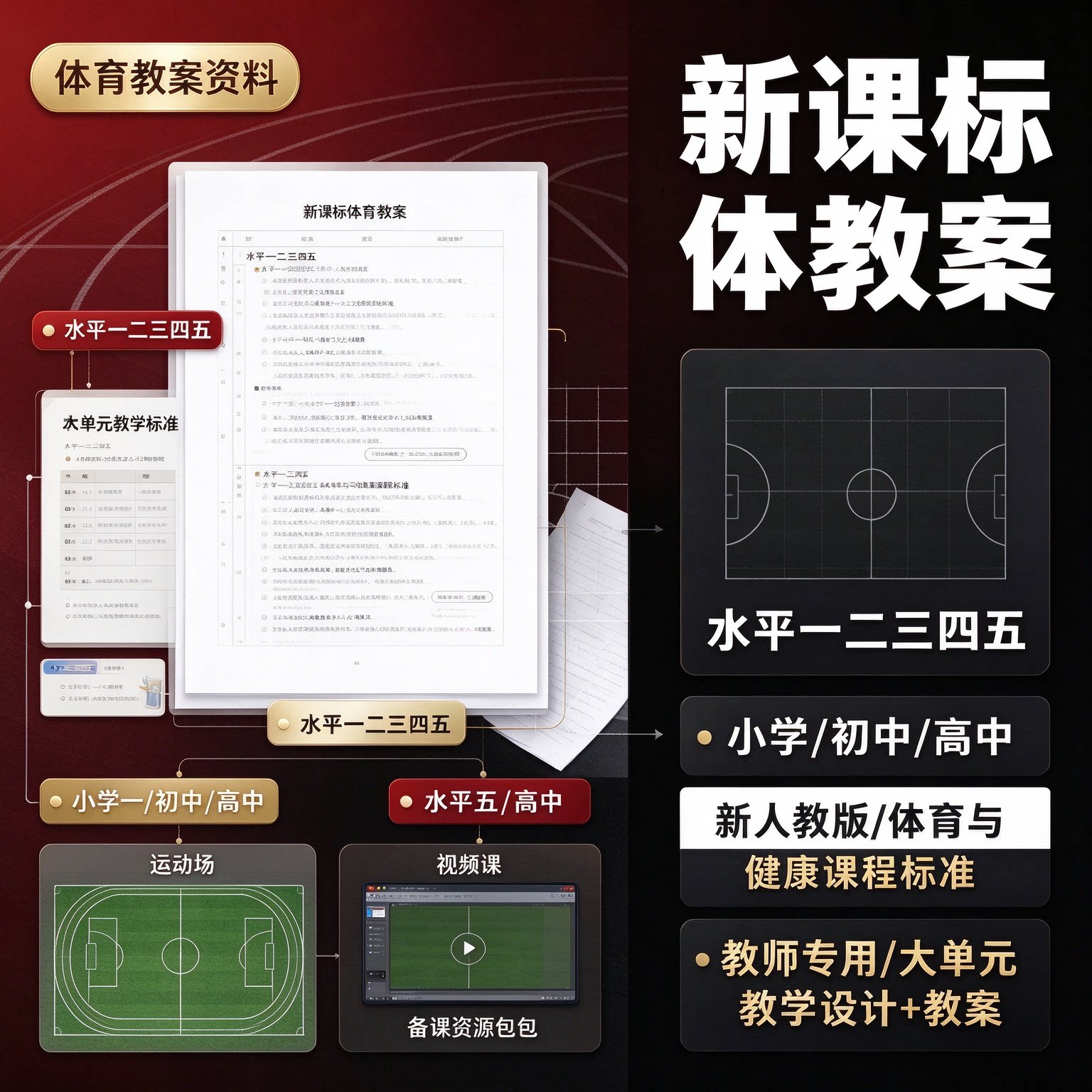 2026人教版小学初高中体育健康新课标教案水平一二三四五文档资料