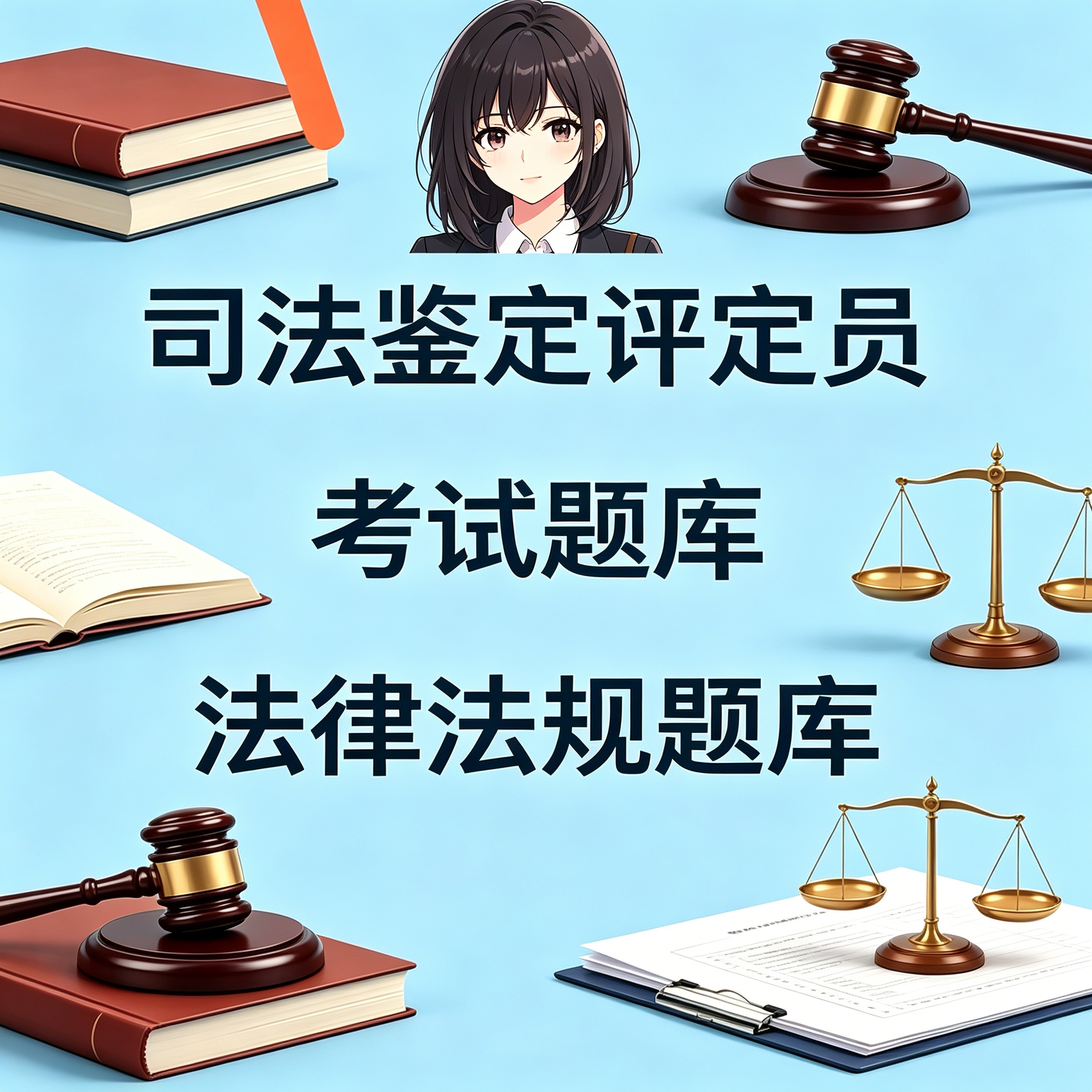 司法鉴定评定员考试法律法规全套题库刷题备考电子版资料