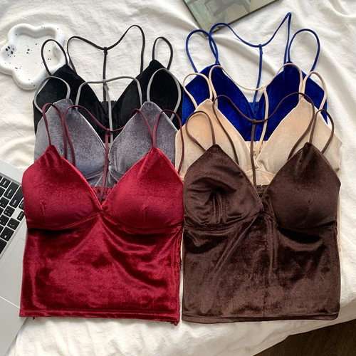 显瘦短款吊带衫女新款时尚百搭