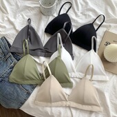 夏季 2024年新款 性感三角杯吊带背心女内衣无钢圈聚拢美背运动文胸