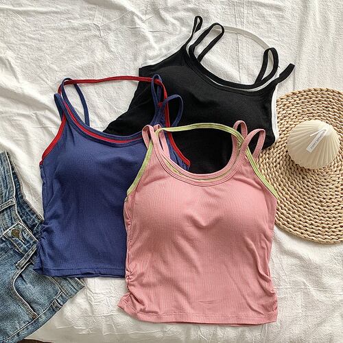 镂空花朵立领外穿无袖上衣性感