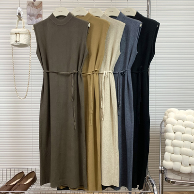 显瘦长款连衣裙气质女神范高级感