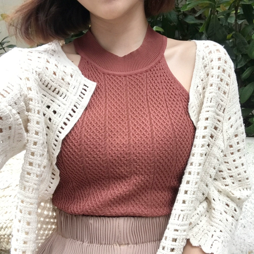 Осенняя короткая майка топ для школьников, трикотажная футболка для отдыха без рукавов, коллекция 2021, свободный крой, в корейском стиле