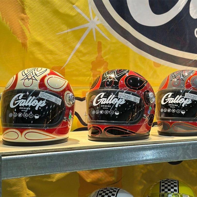 台湾机车头盔gallop四季复古全盔