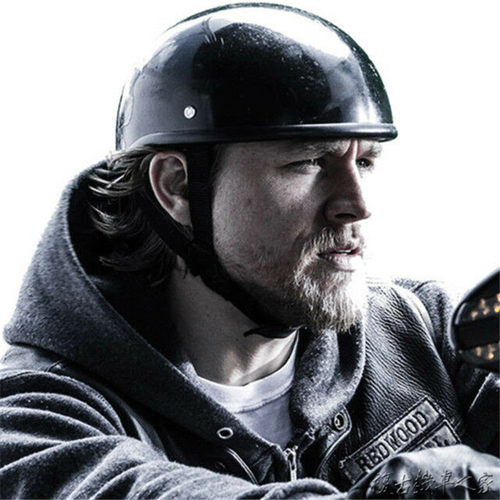 混乱之子复古机车哈雷夏季瓢盔