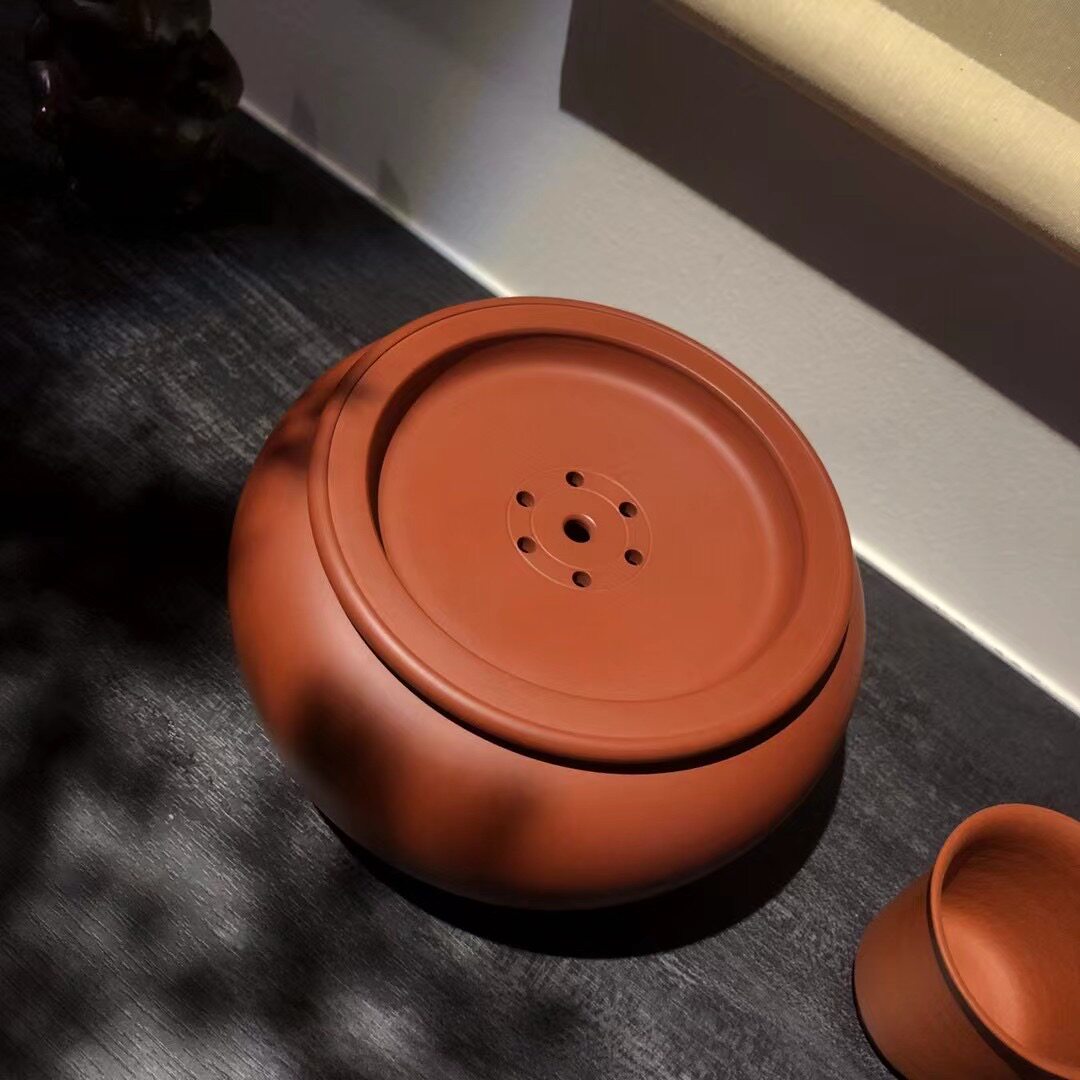 水盂·邱桂彪制 传统工夫茶具干泡台杯托壶承文人茶器