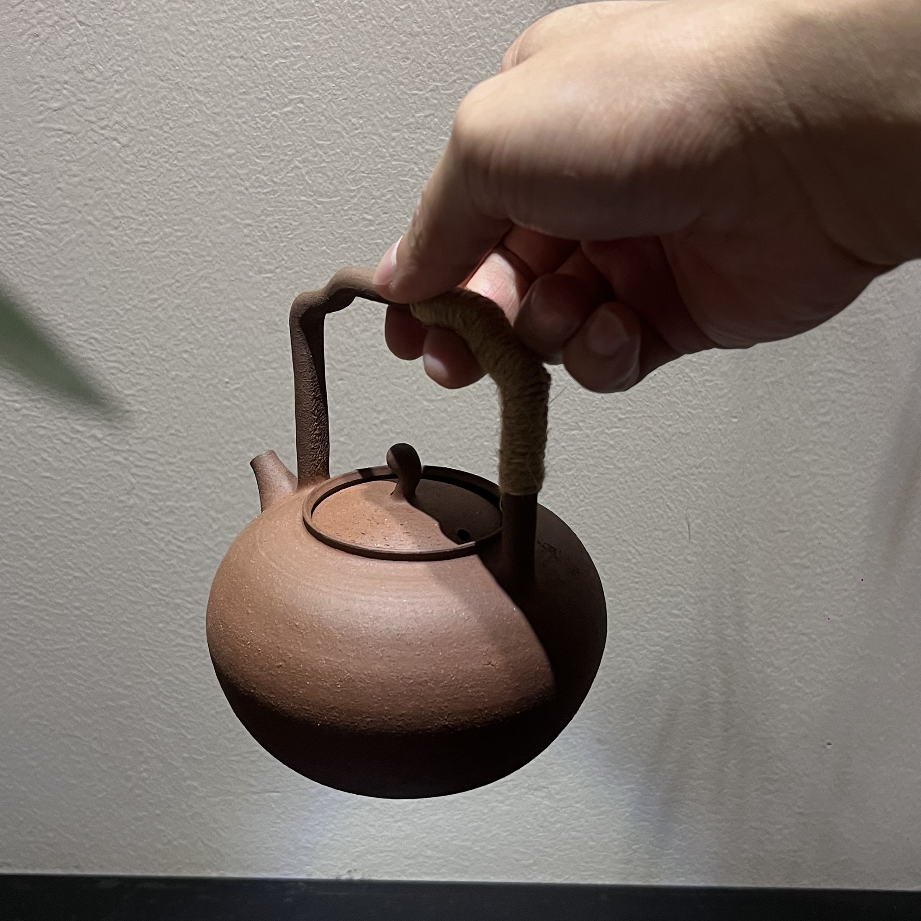 如意提梁铫·紫金老岩泥 赖通发潮州砂铫玉书煨文人工夫茶器