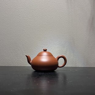 矮梨壶·朱泥 李镇加摹古孟臣壶潮州手拉壶文人工夫茶器