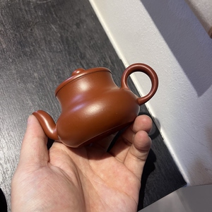 君德壶·朱泥 林嬿制潮州手拉壶文人工夫茶器
