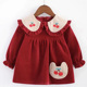 2025新款 护衣洋气围裙公主裙吃饭防水防脏围兜 儿童罩衣女宝宝冬季